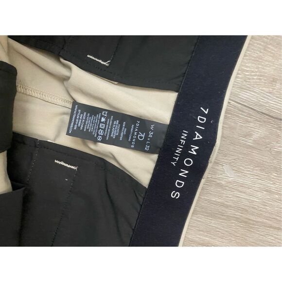 7Diamonds NWT Infinity™ Chino Pant in Khaki, Size 34 x 32, MSRP $125 - Picture 7 of 11